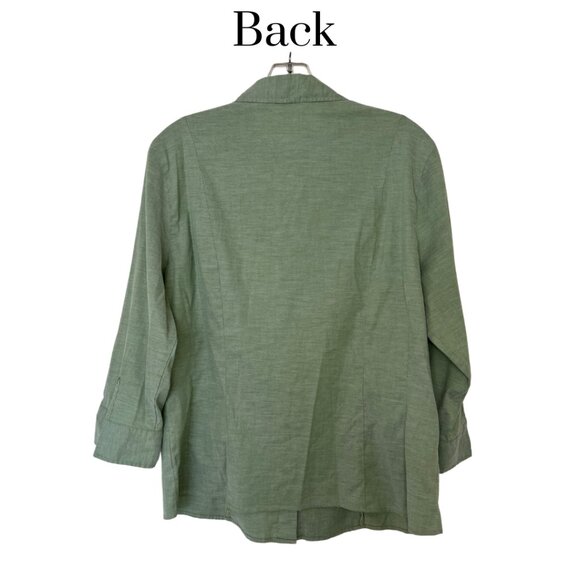 EUC Rider's by Lee Ladies button down shirt Cotton Poly blend casual - Picture 2 of 6